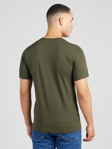 Tricou de la KnowledgeCotton Apparel pe verde