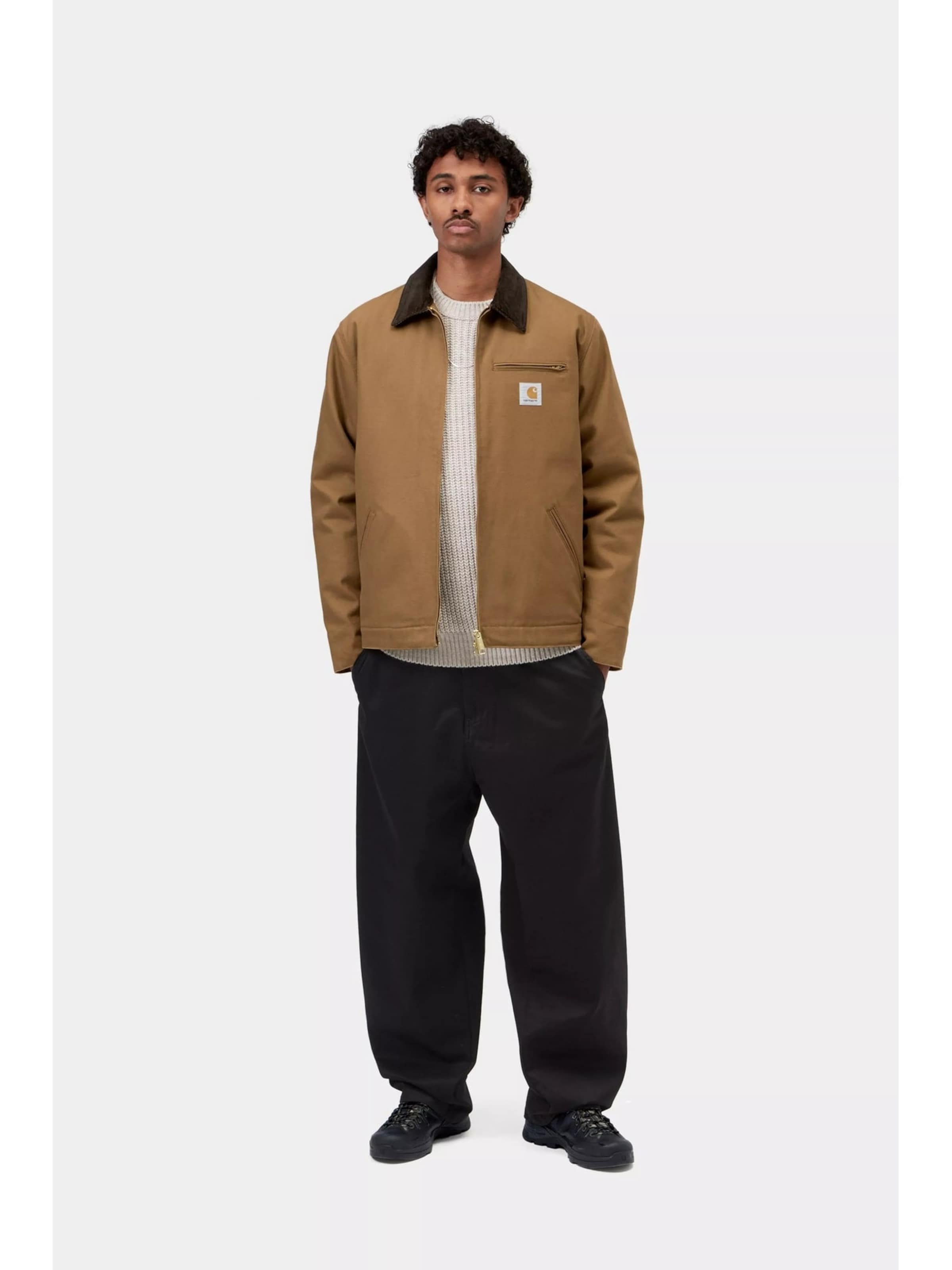 Carhartt WIP Tussenjas 'DETROIT' in Bruin