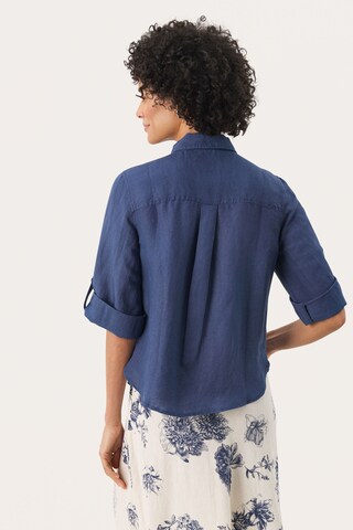 Chemisier 'Rayani' Part Two en bleu