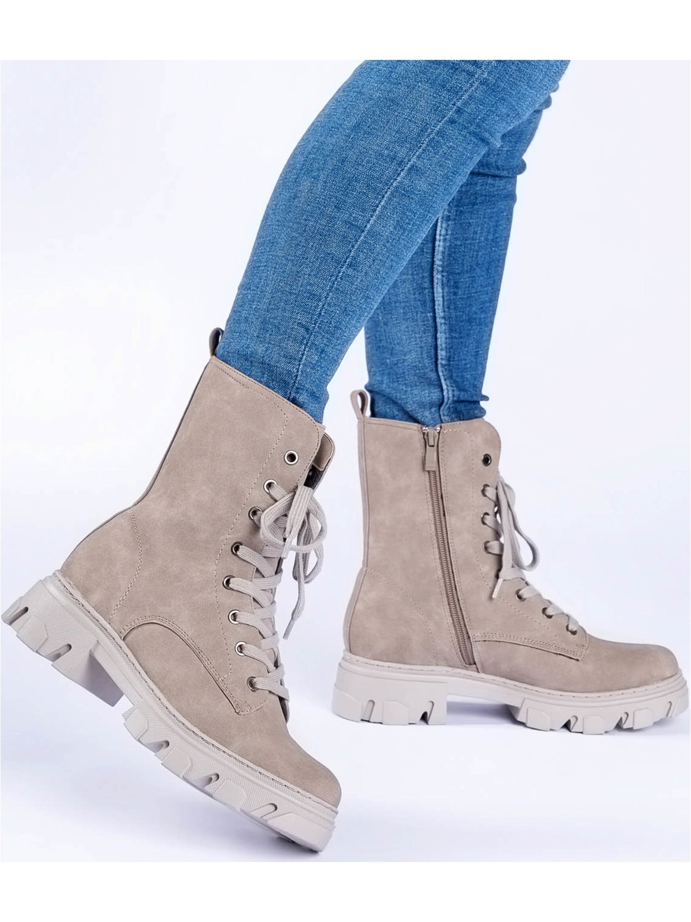 Palado Boots 'Lefkada'‌‌‌‌‌‌‌ in Beige: Vorderseite
