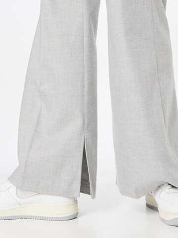 comma casual identity Boot cut Trousers with creases in Grey
