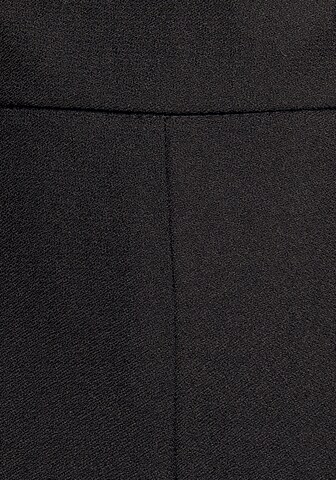 LASCANA - Acampanado Pantalón en negro