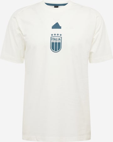 ADIDAS PERFORMANCE Функциональная футболка 'Italy Travel' в Белый: спереди