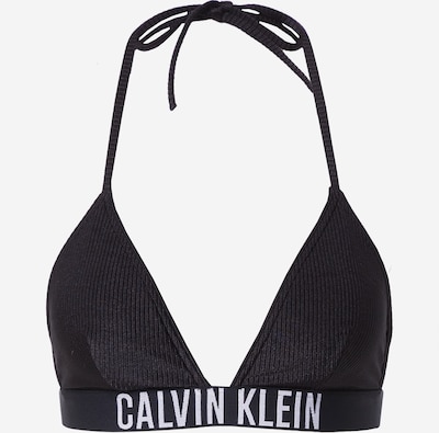 Calvin Klein Swimwear Hauts de bikini en noir / blanc, Vue avec produit