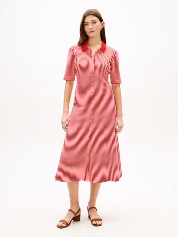 TOMMY HILFIGER Μπλουζοφόρεμα σε κόκκινο: μπροστά