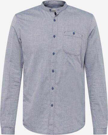 TOM TAILOR DENIM Button Up Shirt in Blue: front