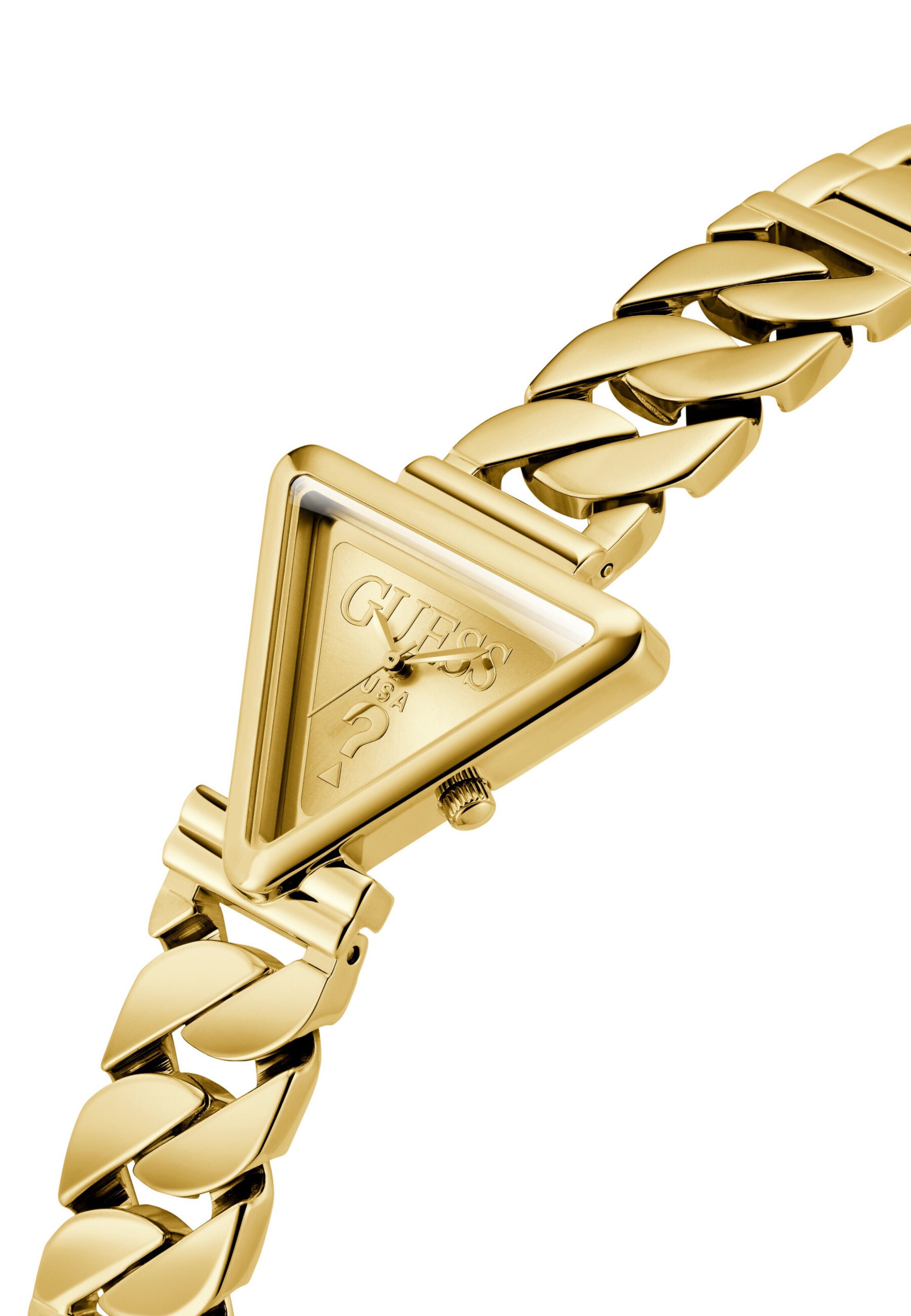GUESS Analoog horloge 'FAME' in Goud