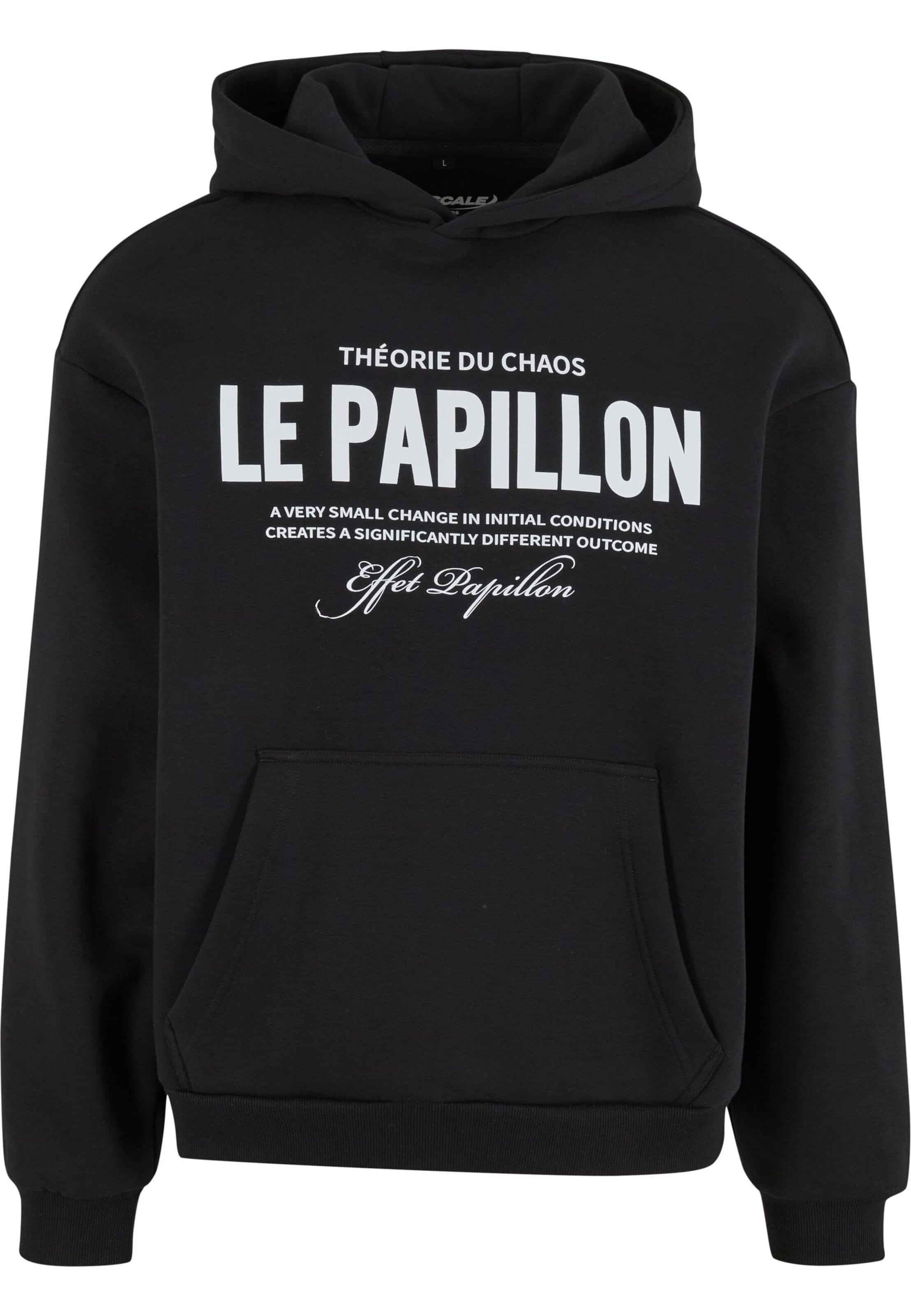 Felpa di MT Upscale in nero: frontale