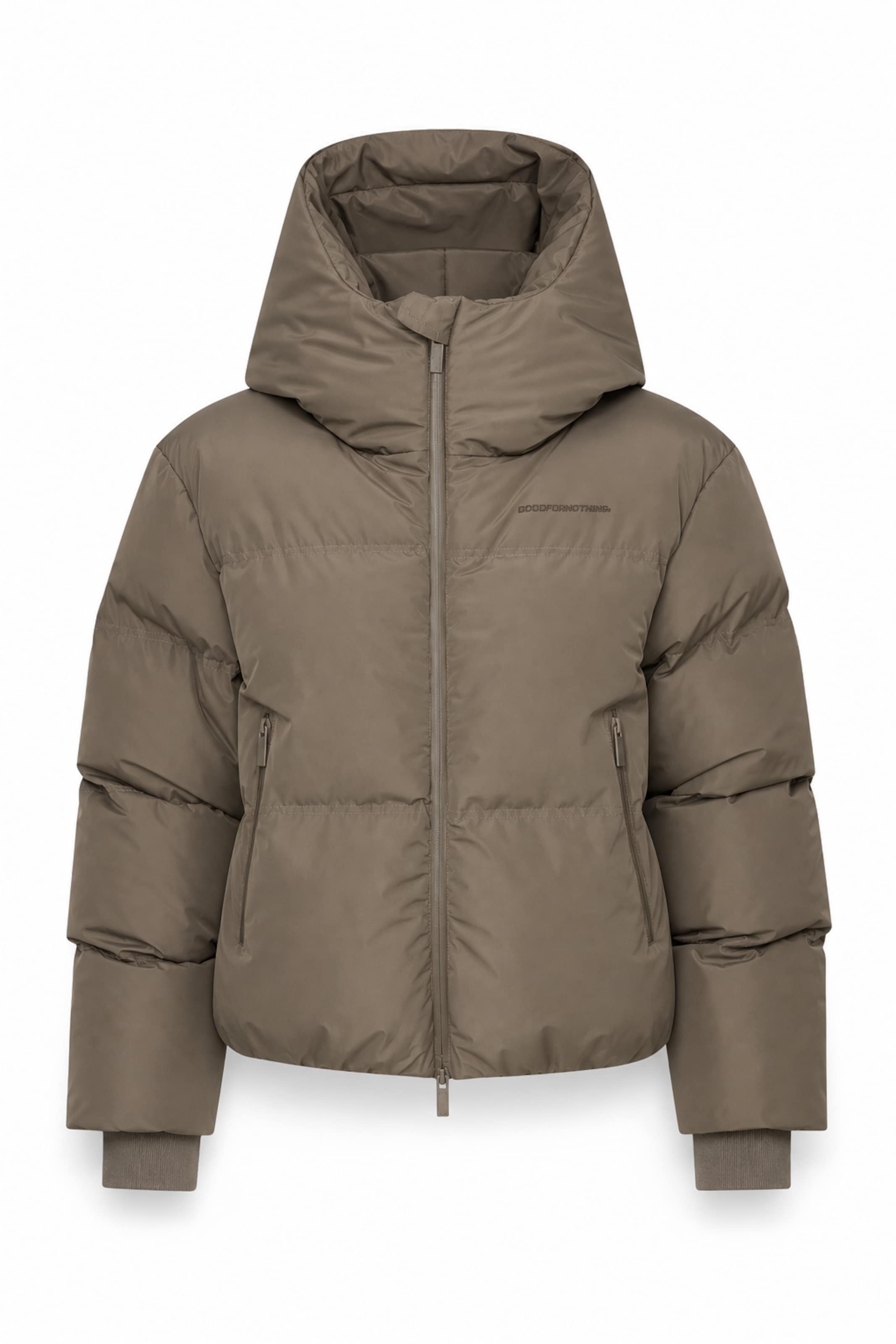 Good For Nothing Between-Season Jacket in Grey: front