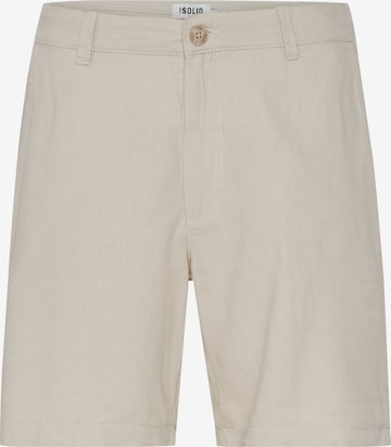 !Solid Regular Broek 'Aurelius' in Beige: voorkant