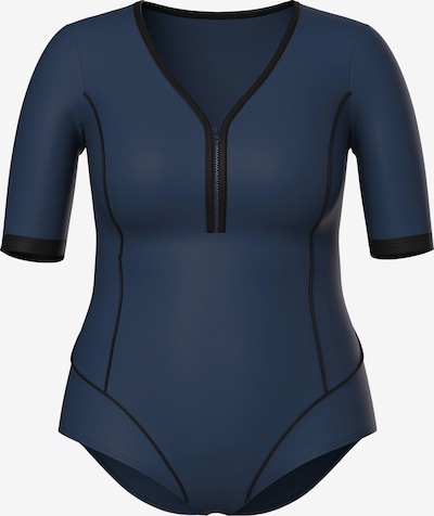 Costum de baie întreg 'Kati' pe XL Ulla Popken pe albastru închis / negru, Vizualizare produs