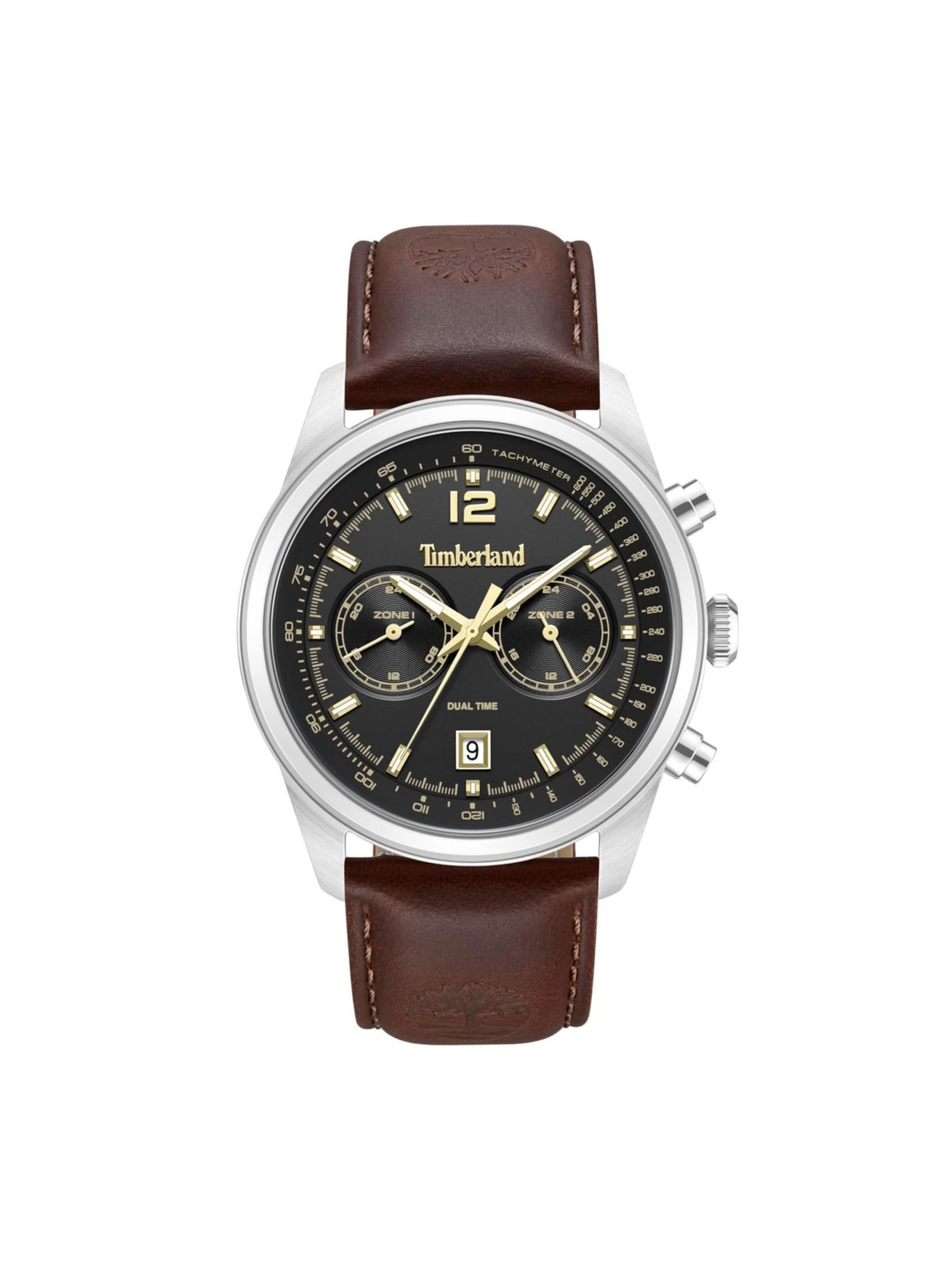 Montre à affichage analogique TIMBERLAND en marron : devant
