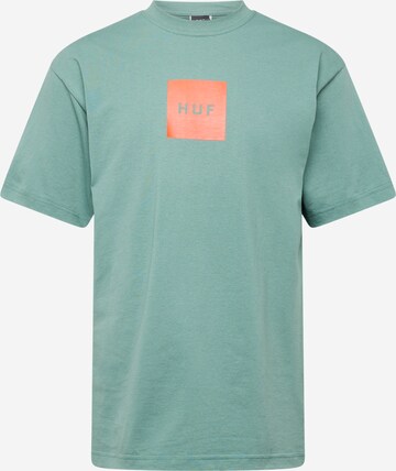 T-Shirt HUF en vert : devant