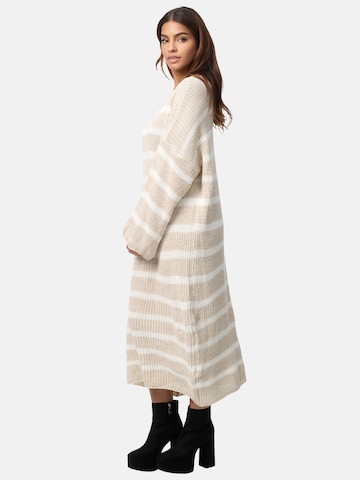 Abito in maglia di Elara in beige