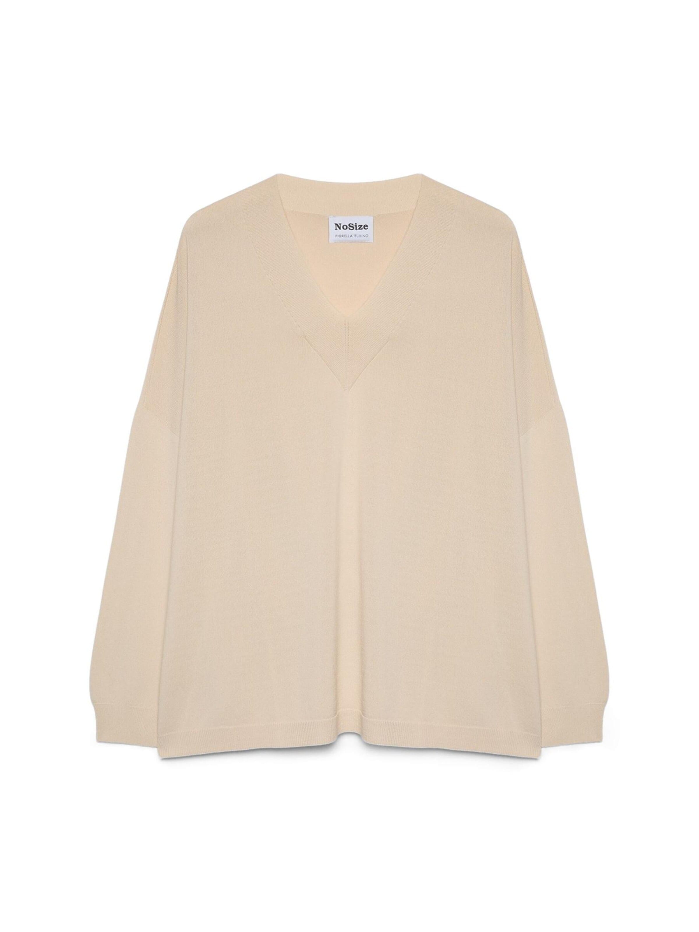 Fiorella Rubino Sweater in Beige: front