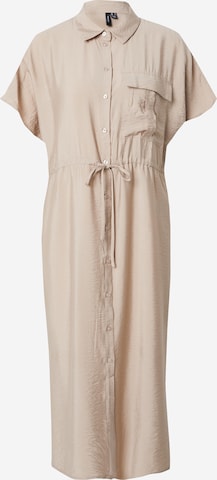 VERO MODA Blousejurk 'IRIS' in Beige: voorkant