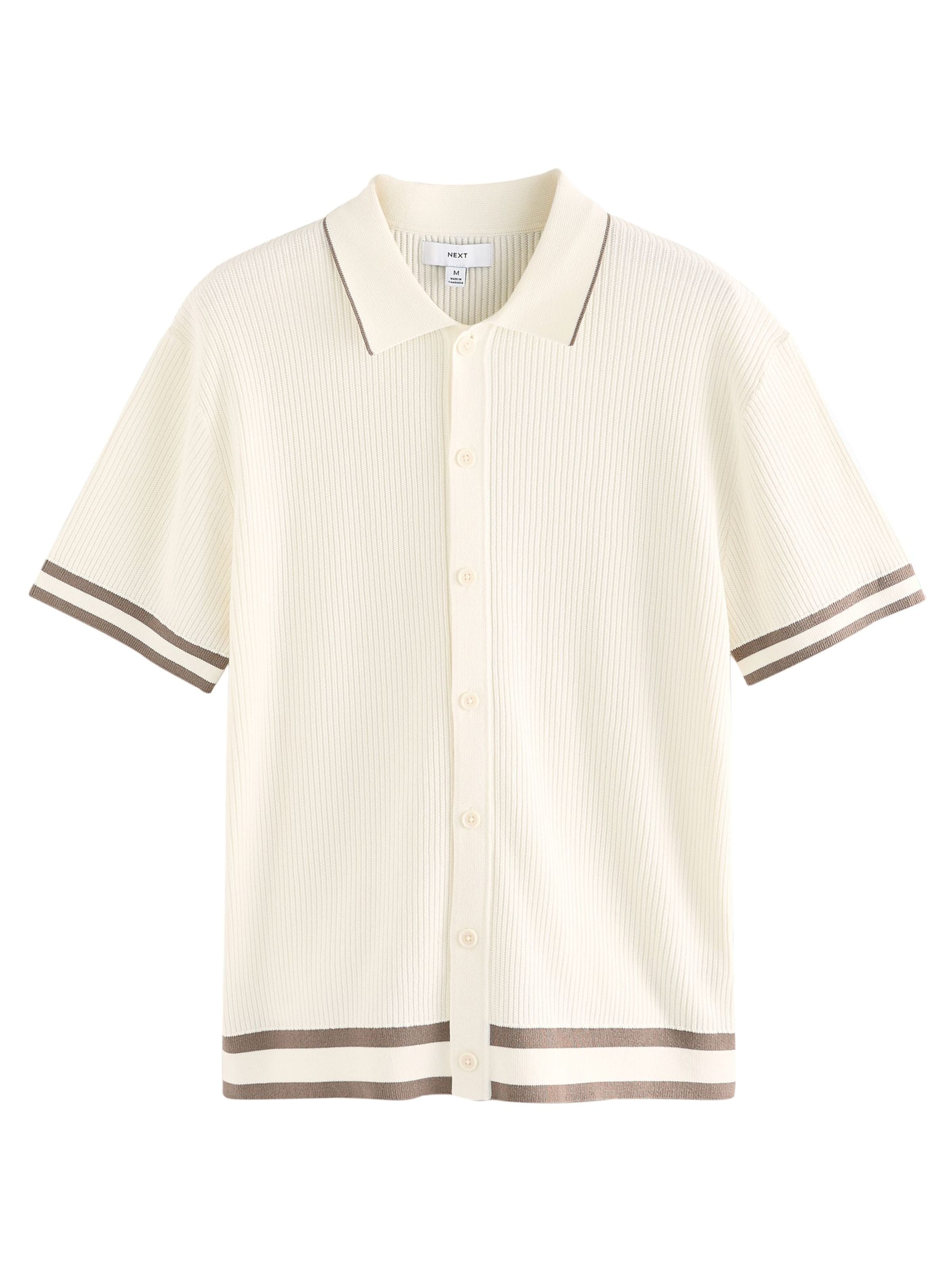 Next Rovný strih Kardigán - Biela: predná strana