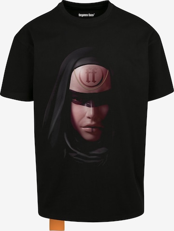 Forgotten Faces Shirt 'Bad Madonna' in Zwart: voorkant