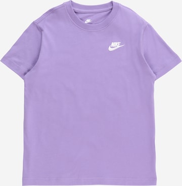 Tricou de la Nike Sportswear pe mov: față