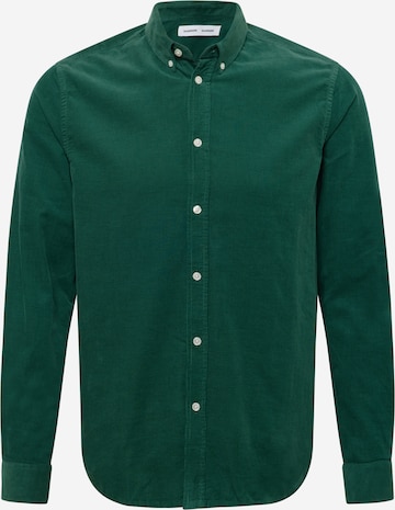 Samsøe Samsøe - Camisa 'Liam' em verde: frente