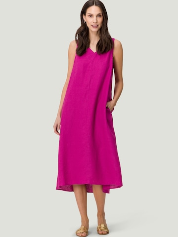 Robe oversize zero en rose : devant