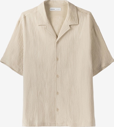 Bershka Button Up Shirt in Sand, Item view