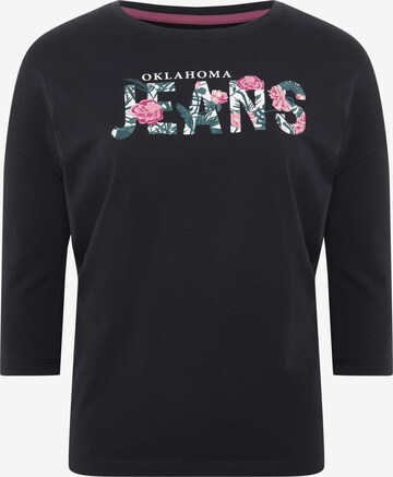 Oklahoma Jeans Shirt in Black: front