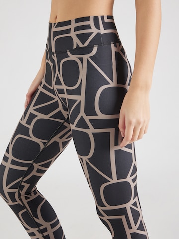 ONLY PLAY Skinny Sportbroek 'FONT-2' in Zwart