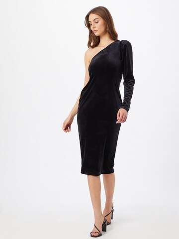 Gina Tricot Cocktail Dress in Black: front