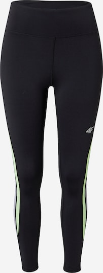 4F Sportbroek in de kleur Lichtgroen / Zwart / Wit, Productweergave