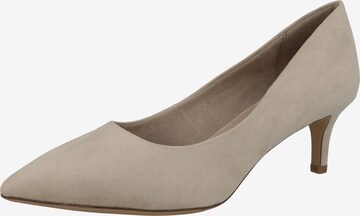 TAMARIS - Zapatos con plataforma en beige: frente