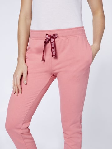 Oklahoma Jeans Tapered Hose in Pink