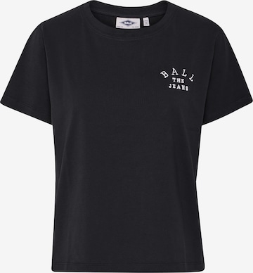 T-shirt Ball en noir : devant