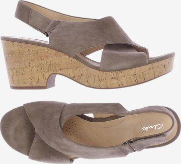 CLARKS Sandals & High-Heeled Sandals in 43 in Brown: front