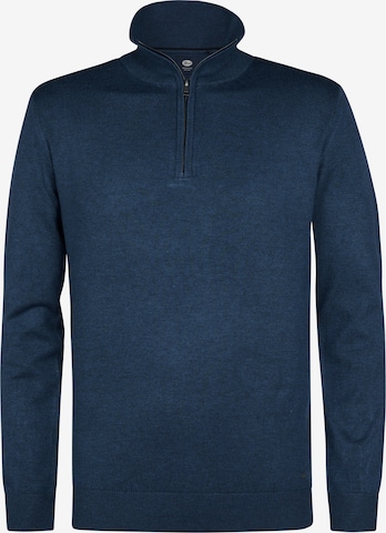 Petrol Industries Trui in Blauw: voorkant