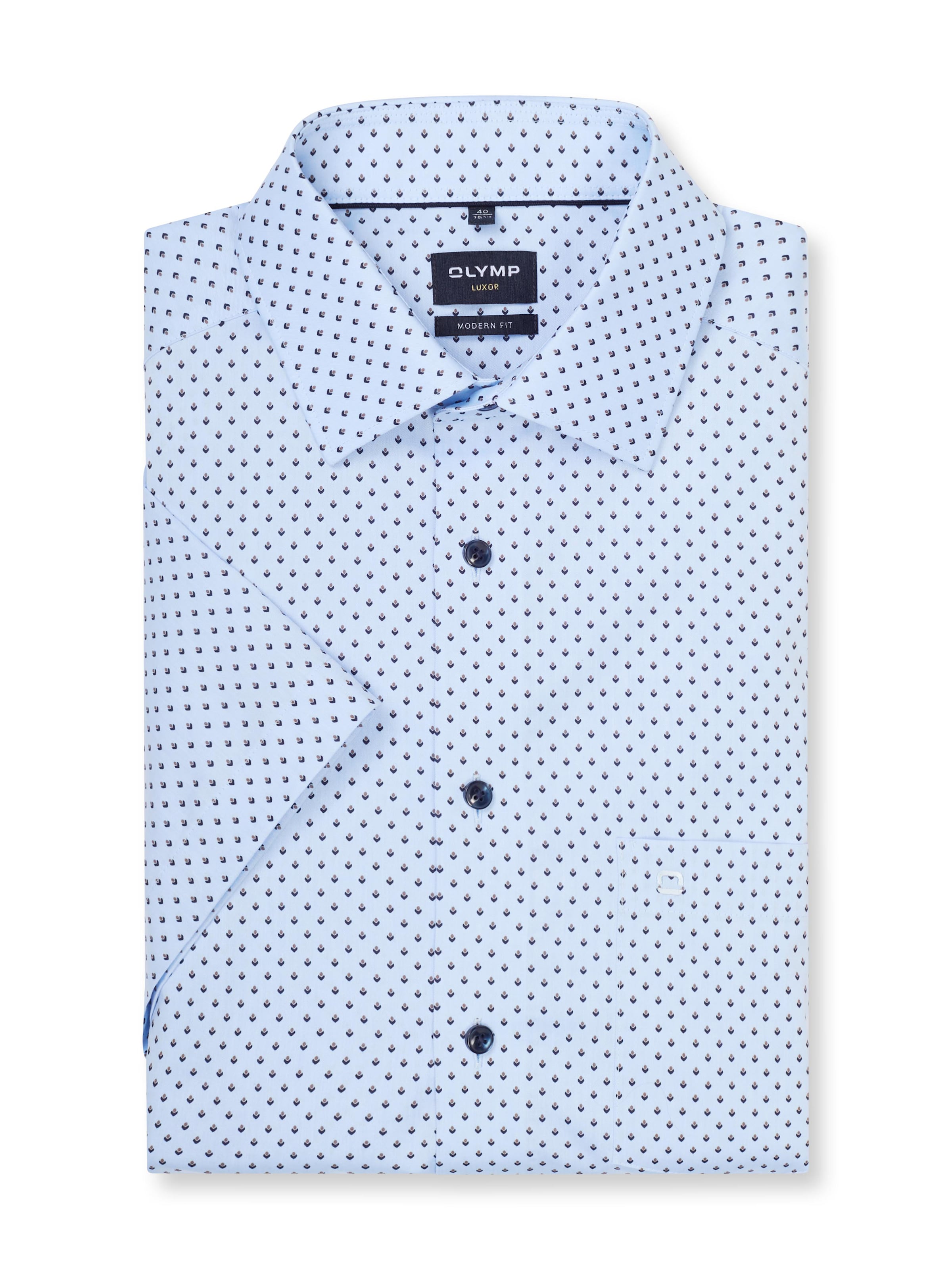 OLYMP Regular fit Button Up Shirt in Blue