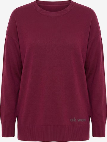 MIAMODA Sweater in Red: front