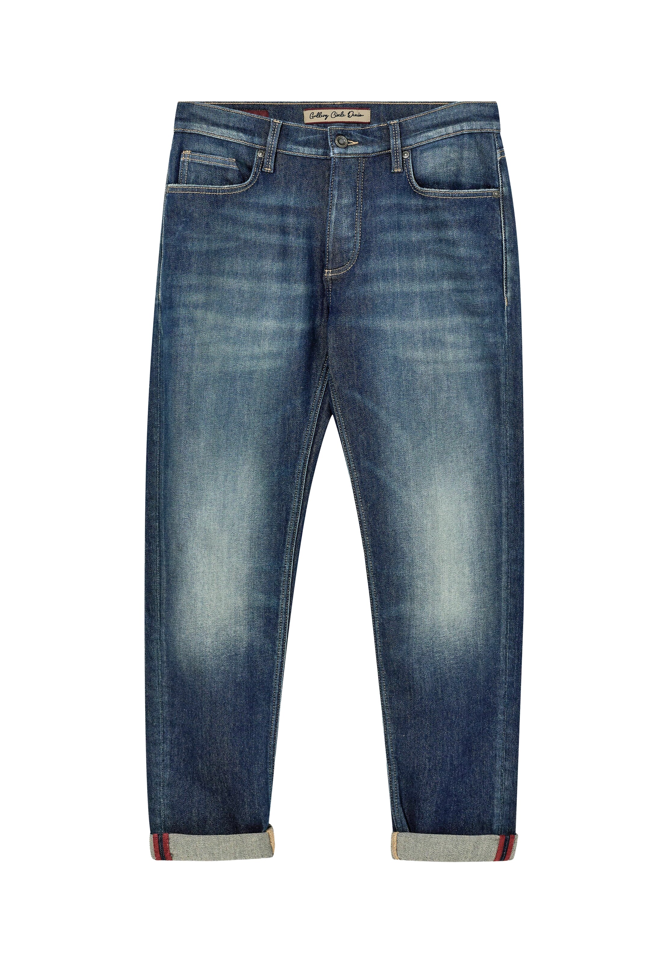 Regular Jeans 'MMGAndrew' de la MOS MOSH pe albastru: față