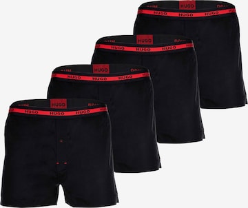 Boxers HUGO Red en noir : devant