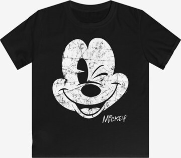 F4NT4STIC Shirt 'Micky Maus Mickey' in Zwart: voorkant