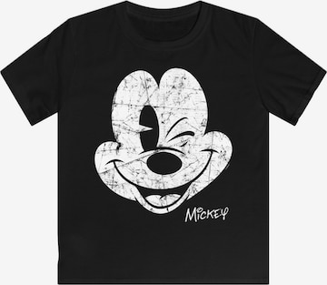 F4NT4STIC Shirt 'Micky Maus Mickey' in Black: front