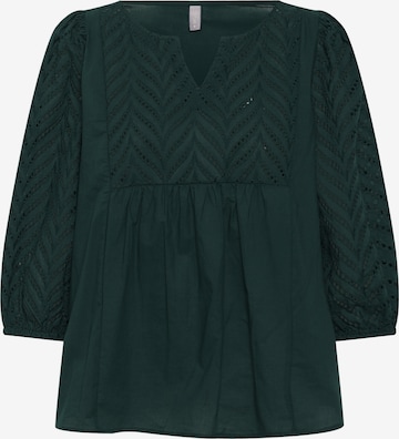 CULTURE Blouse 'toril' in Groen: voorkant