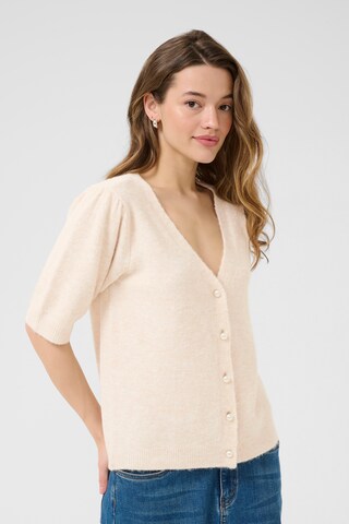Kaffe Gebreid vest 'Marina' in Beige: voorkant