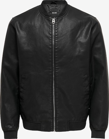 Veste mi-saison 'Aksel' Only & Sons en noir : devant