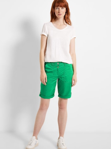 CECIL Regular Pants 'New York' in Green