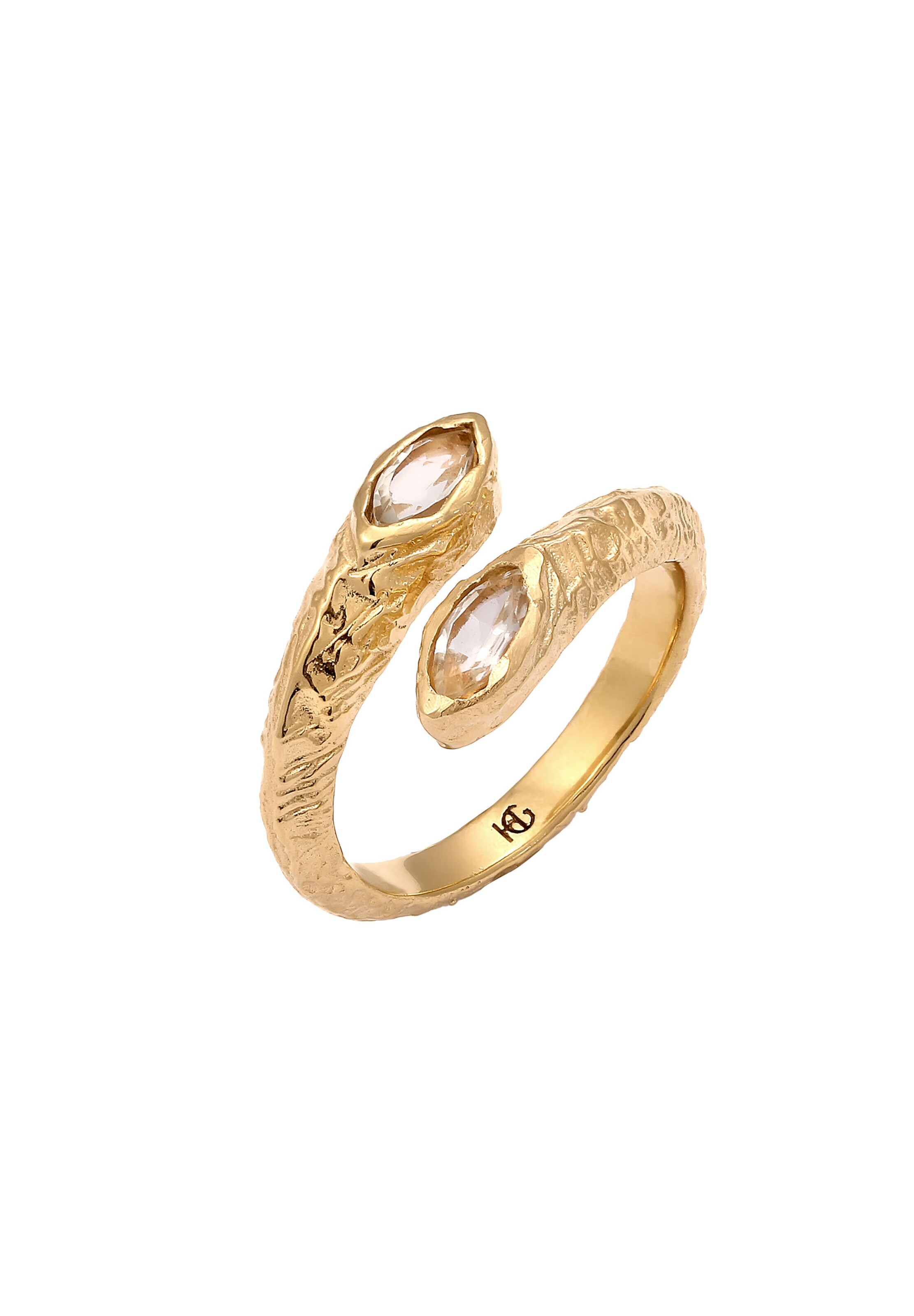 Haze&Glory Ring in Gold: Vorderseite