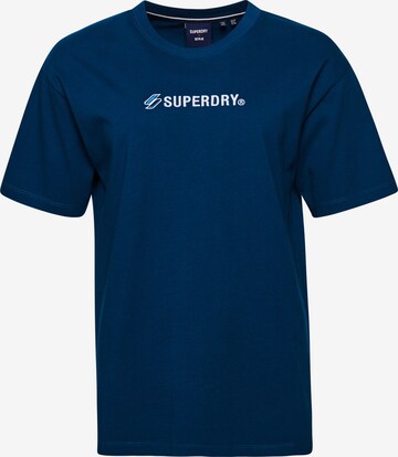 Superdry Shirt in Blauw: voorkant