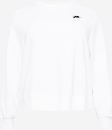 Nike Sportswear Sportovní mikina – bílá: přední strana