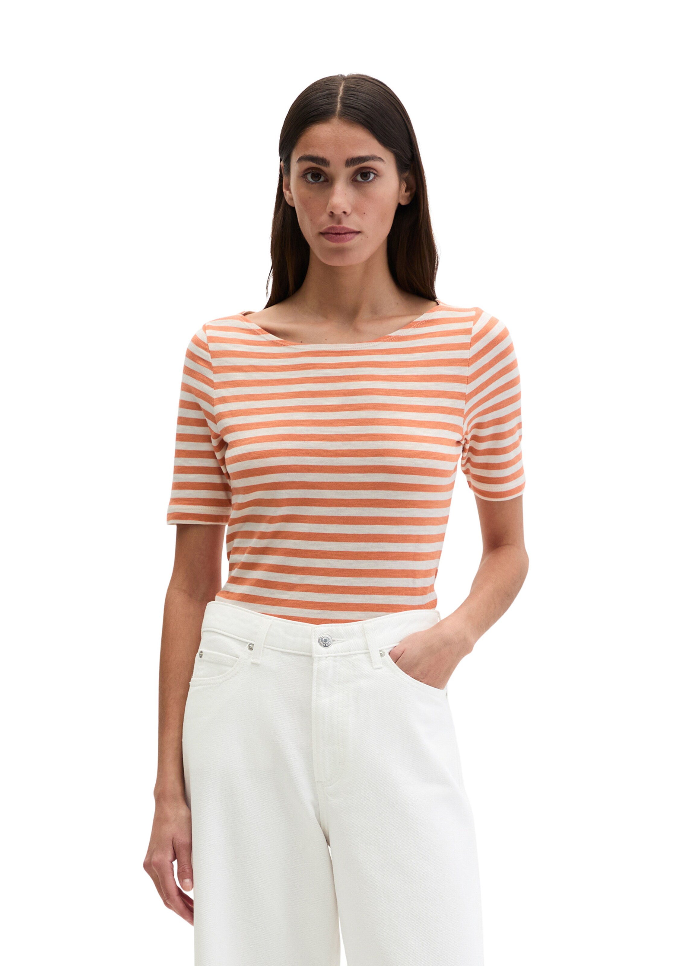 Marc O'Polo Shirt in Orange: front