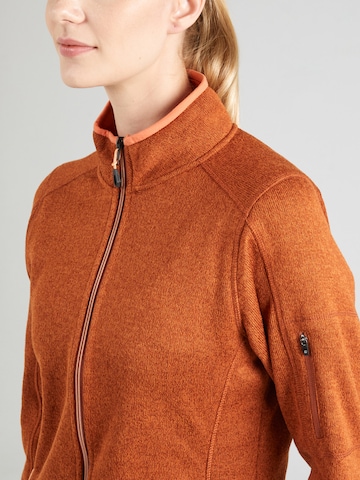 KILLTEC Funktionsfleecejacke 'KOW 111' in Braun